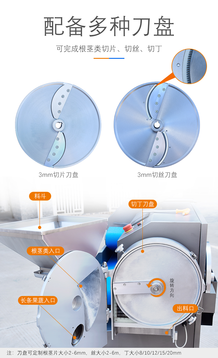 機(jī)器配備多種刀盤(pán) 機(jī)器配備多種刀盤(pán)